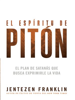cover image of El espíritu de pitón